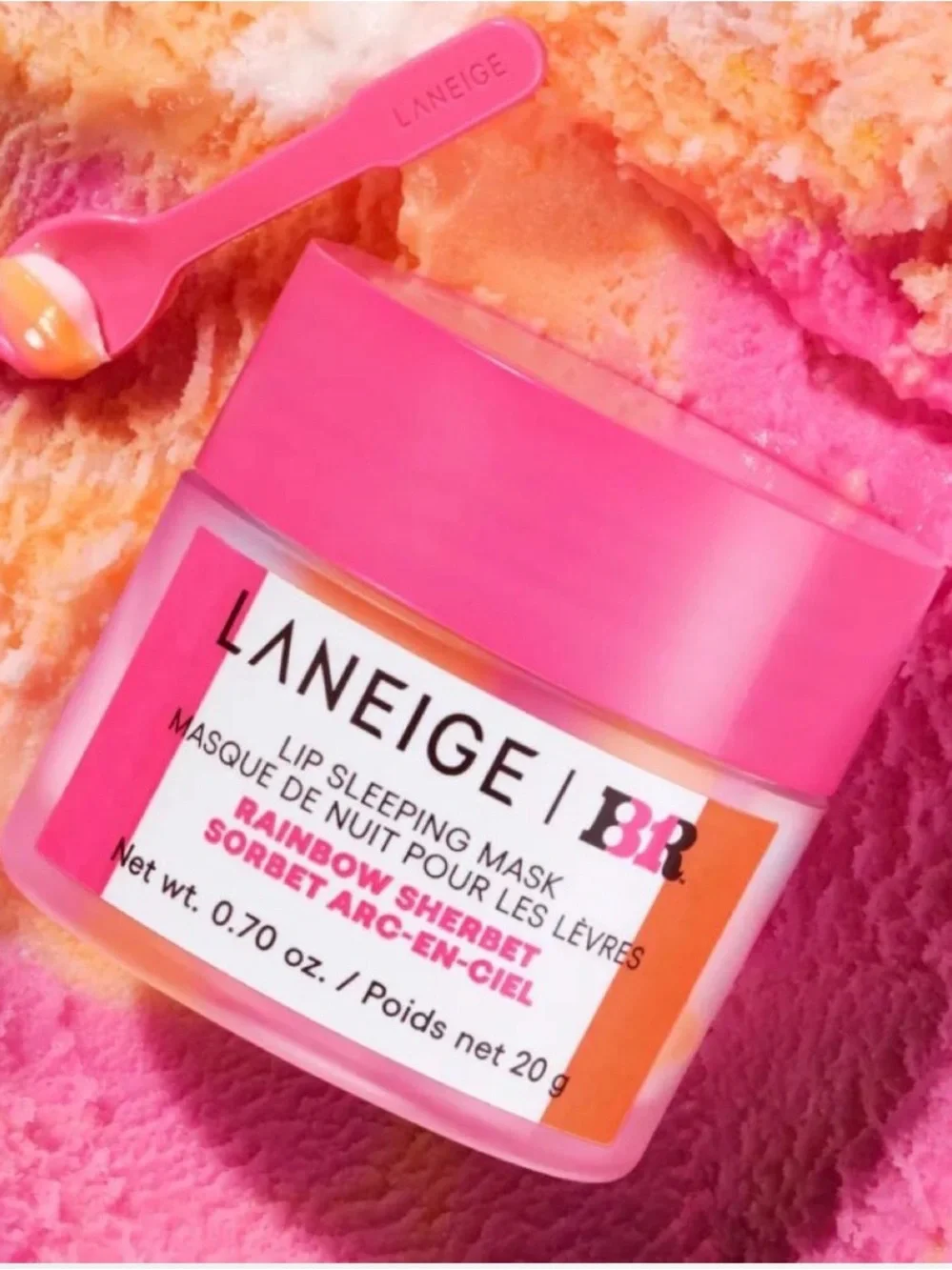 LANEIGE x Baskin Robbins Rainbow Sherbet Lip Mask